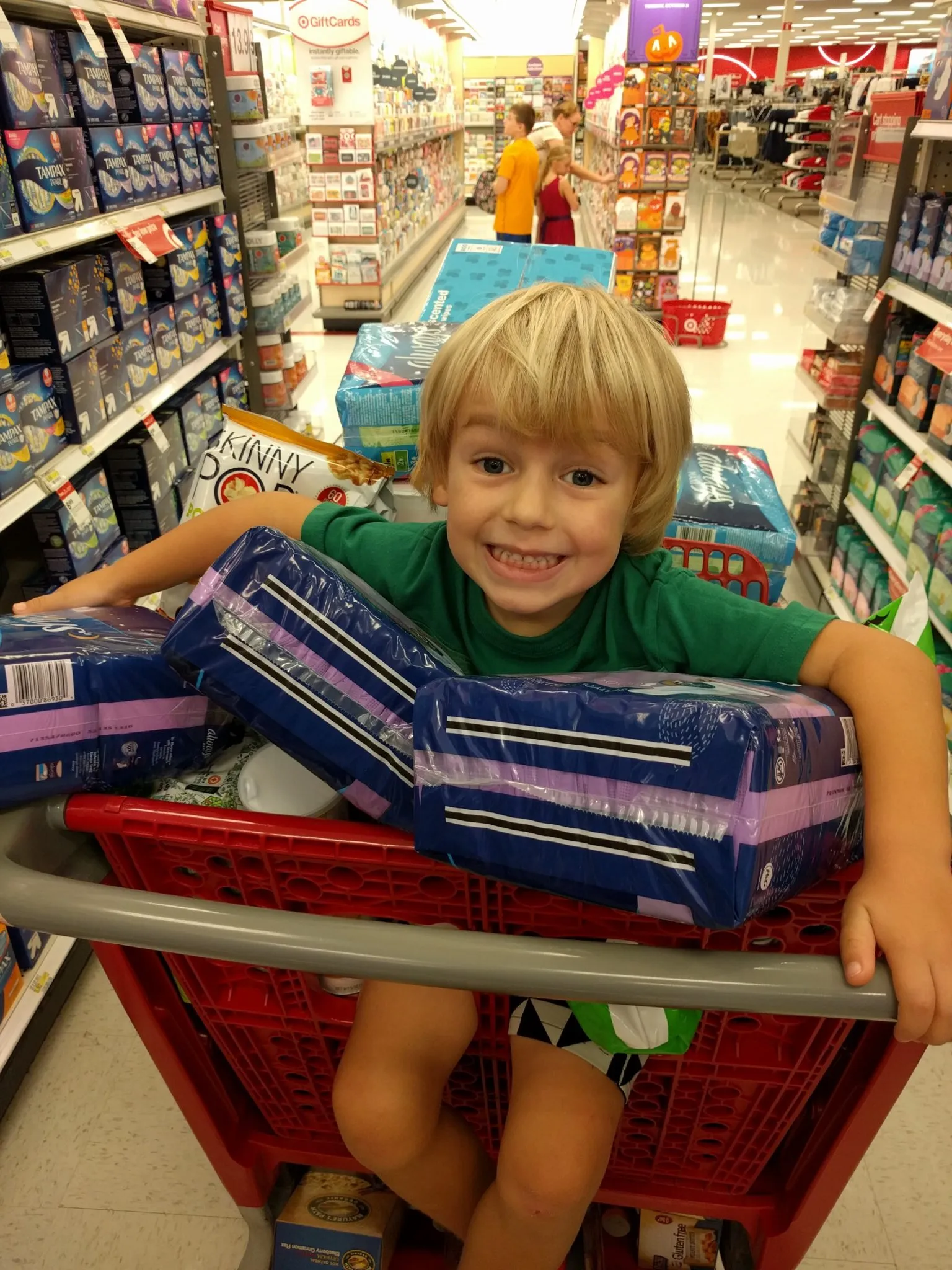 Buying items for hurricane Irma victims.