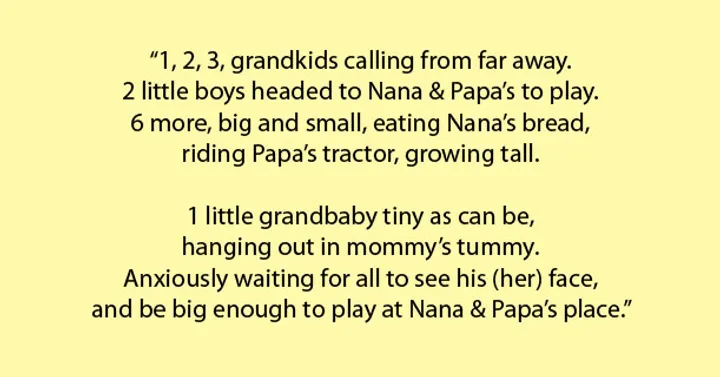 Announcing To Our Family